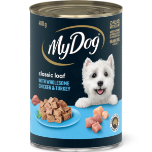 My Dog Chicken and Turkey Adult Wet Dog Food Can - 24 x 400g