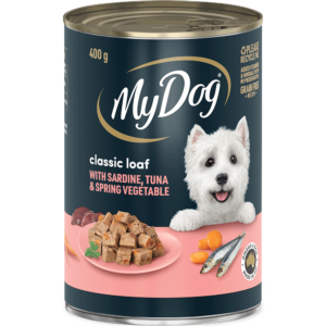 My Dog Sardine, Tuna and Spring Vegetable Adult Wet Dog Food Can - 24 x 400g