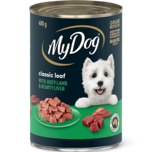 My Dog Juicy Lamb and Hearty Liver Adult Wet Dog Food Can - 24 x 400g