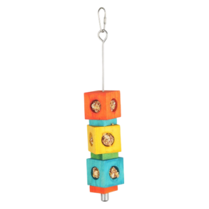 Nature Island Foraging Cube Hanging Bird Toy - Each
