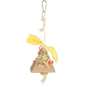 Nature Island Pyramid Favour Box Hanging Bird Toy - Small