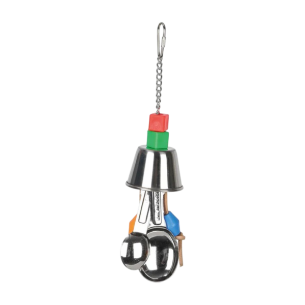 Nature Island Spoon Bobble Hanging Bird Toy – Each