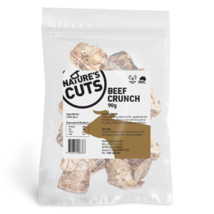 Natures Cuts Beef Crunch Dog Treats - 400g
