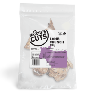Natures Cuts Lamb Crunch Dog Treats - 400g