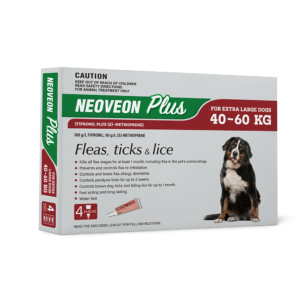 Neoveon Plus Flea & Tick For Extra Large Dogs - 4 Pack