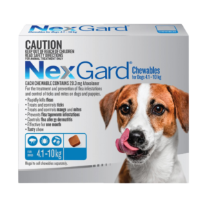 Nexgard For Small Dogs Flea & Tick Chews 4.1-10kg - 6 Pack