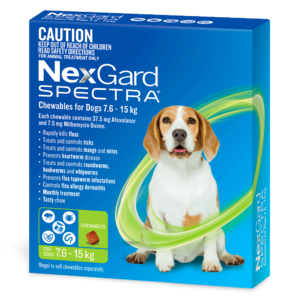 Nexgard Spectra Chews for Medium Dogs 7.6-15kg - 6 Pack