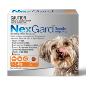 Nexgard For Very Small Dogs Flea & Tick Chews 2-4kg - 6 Pack