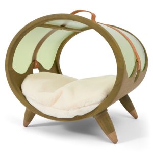 Nujiao Fun Tunnel Bed Green For Cats And Dogs - One Size