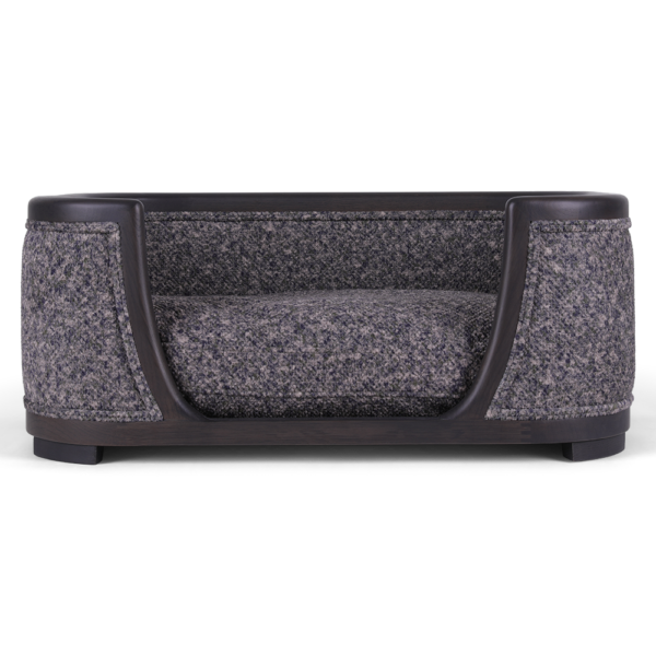 Nujiao Oak Wood Frame Pet Bed Black Brown For Dogs And Cats – One Size