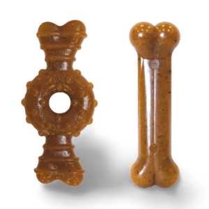 Nylabone Variety Puppy Twin Pack Chicken Chew Dog Toy - Medium