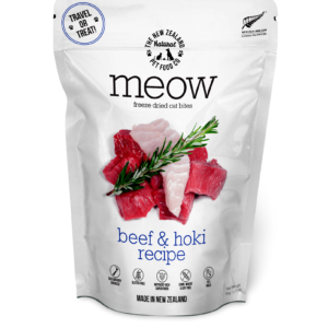 The New Zealand Natural Meow Beef and Hoki Freeze Dried Cat Treat - 50g
