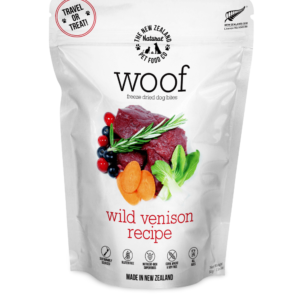The New Zealand Natural Woof Venison Freeze Dried Dog Treat - 50g