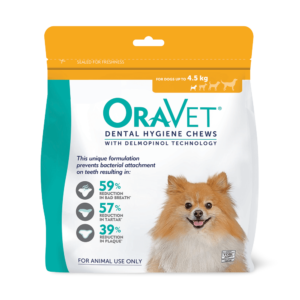 Oravet Dental Hygiene Chews for Extra Small Dogs - 28 Chews