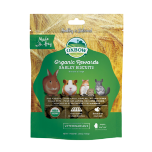 Oxbow Certified Organic Rewards Barley Biscuit Small Animal Treats - 75g