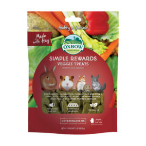 Oxbow Simple Rewards Veggie And Hay Treats For Small Animals - 85g