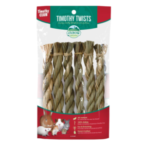 Oxbow Timothy Hay Twists Natural Chews For Small Animal - 6 Pack