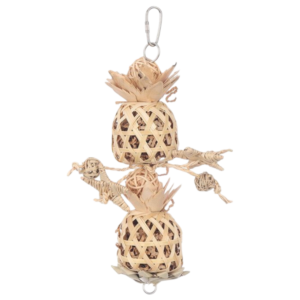Nature Island Double Pineapple Hanging Bird Toy - Each