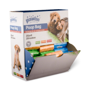 Pawise Bulk Dog Poop Bags Rolls - Standard