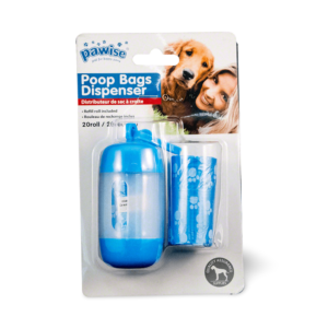 Pawise Blue Dog Poop Bag Dispenser - Standard