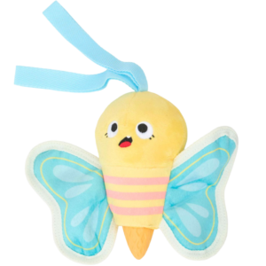 Paws For Life Rip N Reveal Plush Butterfly and Icecream Dog Toy - One Size