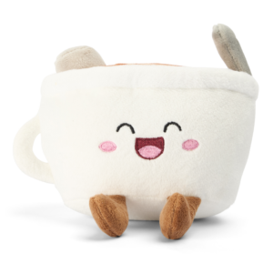 Paws For Life Coffee Plush Dog Toy - each