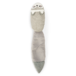 Paws For Life Large Stuffing Free Racoon Dog Toy - One Size