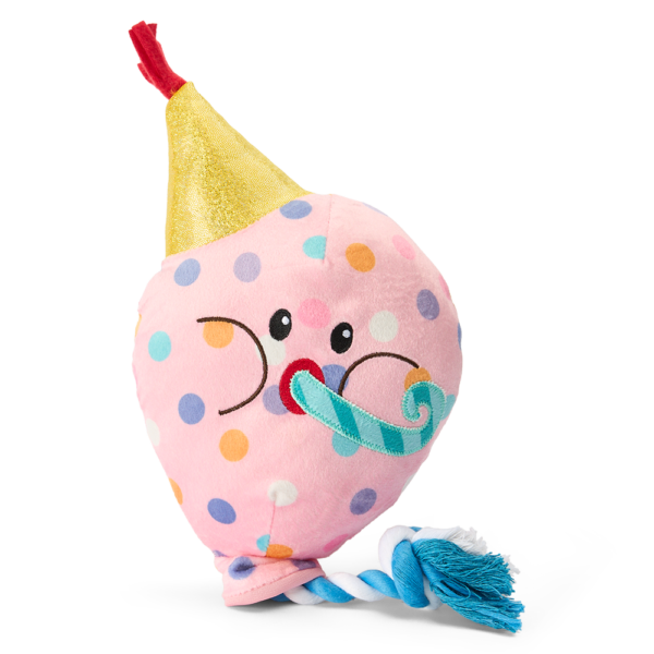Paws For Life Birthday Party Balloon With Rope And Squeaker – One Size