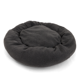 Paws For Life Boucle Doughnut Dog Bed Charcoal - Medium