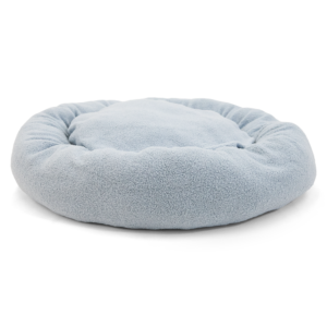 Paws For Life Boucle Doughnut Dog Bed Light Grey - Small