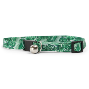 Paws For Life Cat Collar in Palms with Bell - One Size