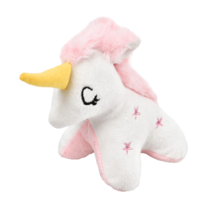 Paws For Life Cute Unicorn Crinkle Plush Cat Toy with Catnip - One Size
