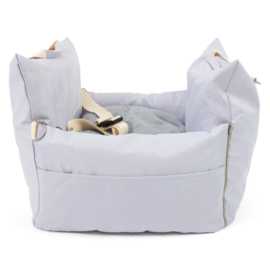 Paws For Life Dog Waterproof Travel Car Seat Bed Baby Blue - each