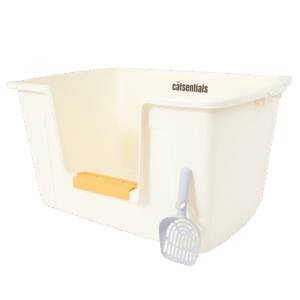 The Catsentials Extra Large Large Breed Cat Litter Box White - One Size