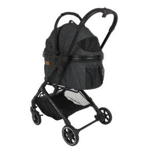Paws For Life Large Foldable Pet Stroller Black For Cats And Dogs - each