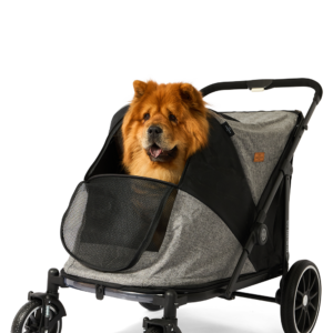 Paws For Life Foldable Large Pet Stroller Black - Each