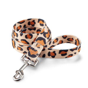 Paws For Life Classic Dog Lead in Leopard - Medium