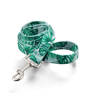 Paws For Life Classic Dog Lead in Palms - Medium