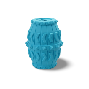 Paws For Life Natural Rubber Barrel Chew Toy - One Size