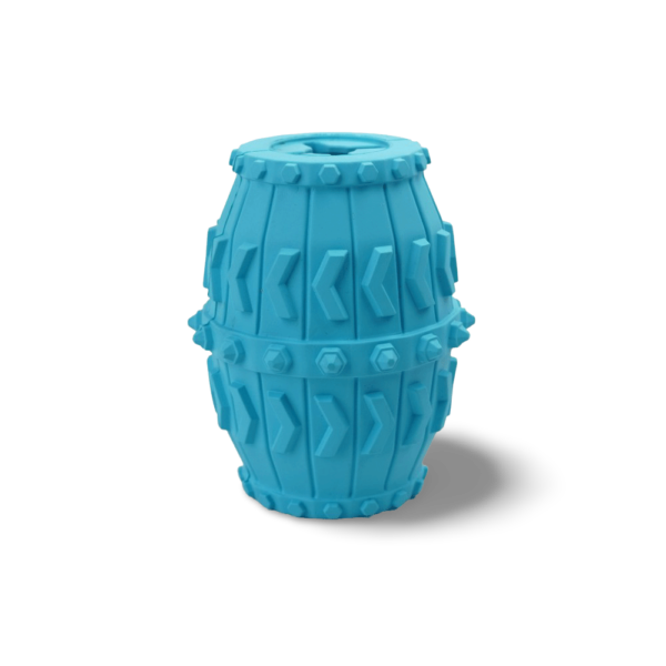 Paws For Life Natural Rubber Barrel Chew Toy – One Size