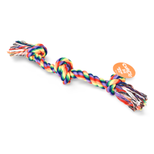 Paws For Life Rainbow Rope Dog Toy - One Size