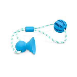 Paws For Life Rope And Ball Toy With Suction - 44cm