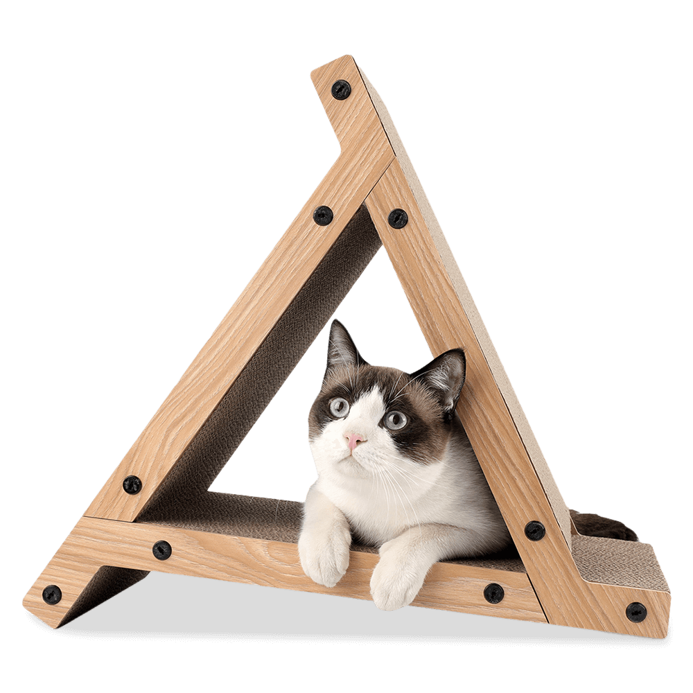 Paws For Life Triangular Cat Scratching Post - One Size