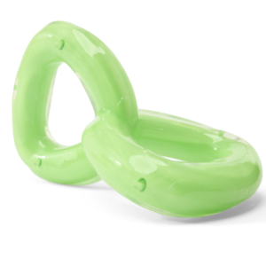Paws For Life Tuff Chew Nylon Rubber 8 Shaped Green Chew Dog Toy - One Size
