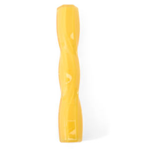Paws For Life Tuff Chew Nylon Rubber Yellow Stick Dog Chew Toy - 9.8cm