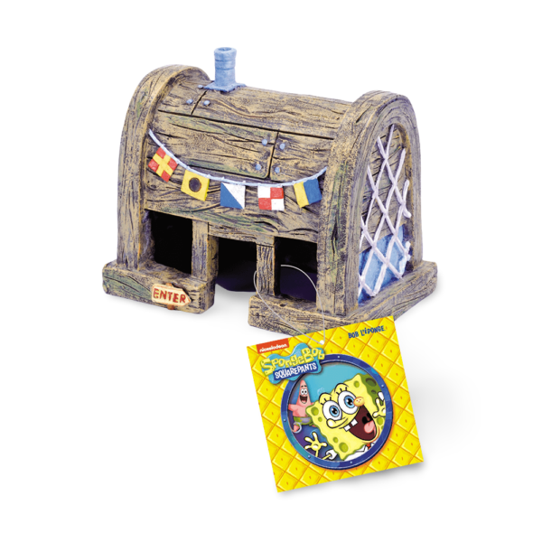 Penn Plax Spongebob Squarepants Krusty Krab Home Ornament – each