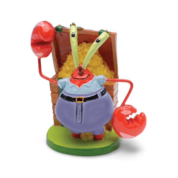 Penn Plax Spongebob Squarepants Mr Krabs Mini Resin Replica – each
