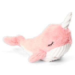 Pet Gravity Flopping Narwhal Dog Toy - One Size