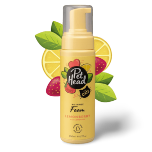 Pet Head Felin Good Lemonberry No Rinse Shampoo Foam For Cats - 200ml