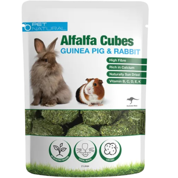 Pet Naturals Alfalfa Cubes Small Animal Food – 2L